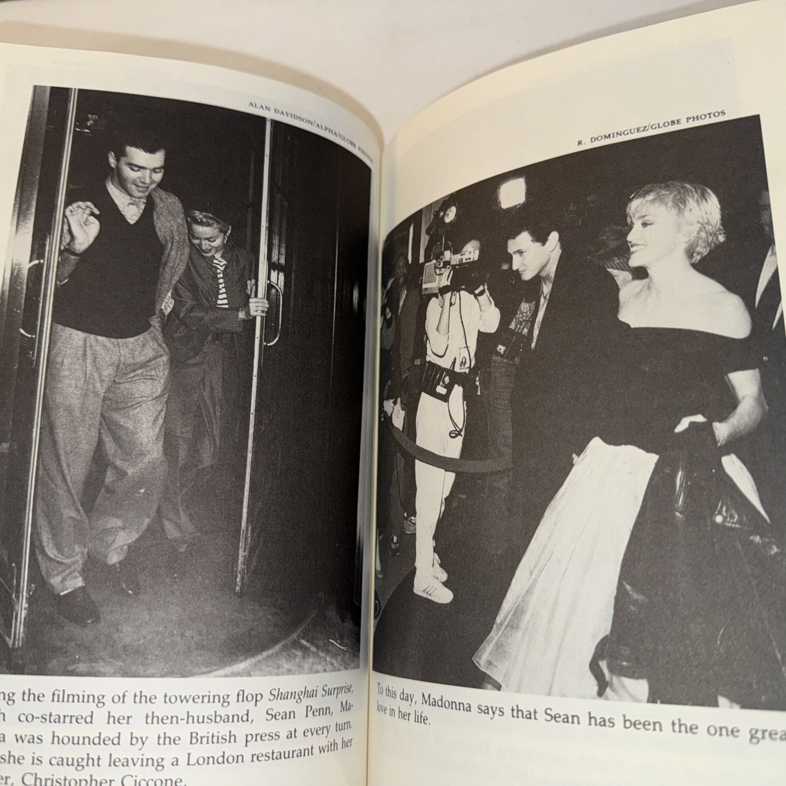 MADONNA The Book large paperback book First Quill Edition PHOTOS 256 pages
