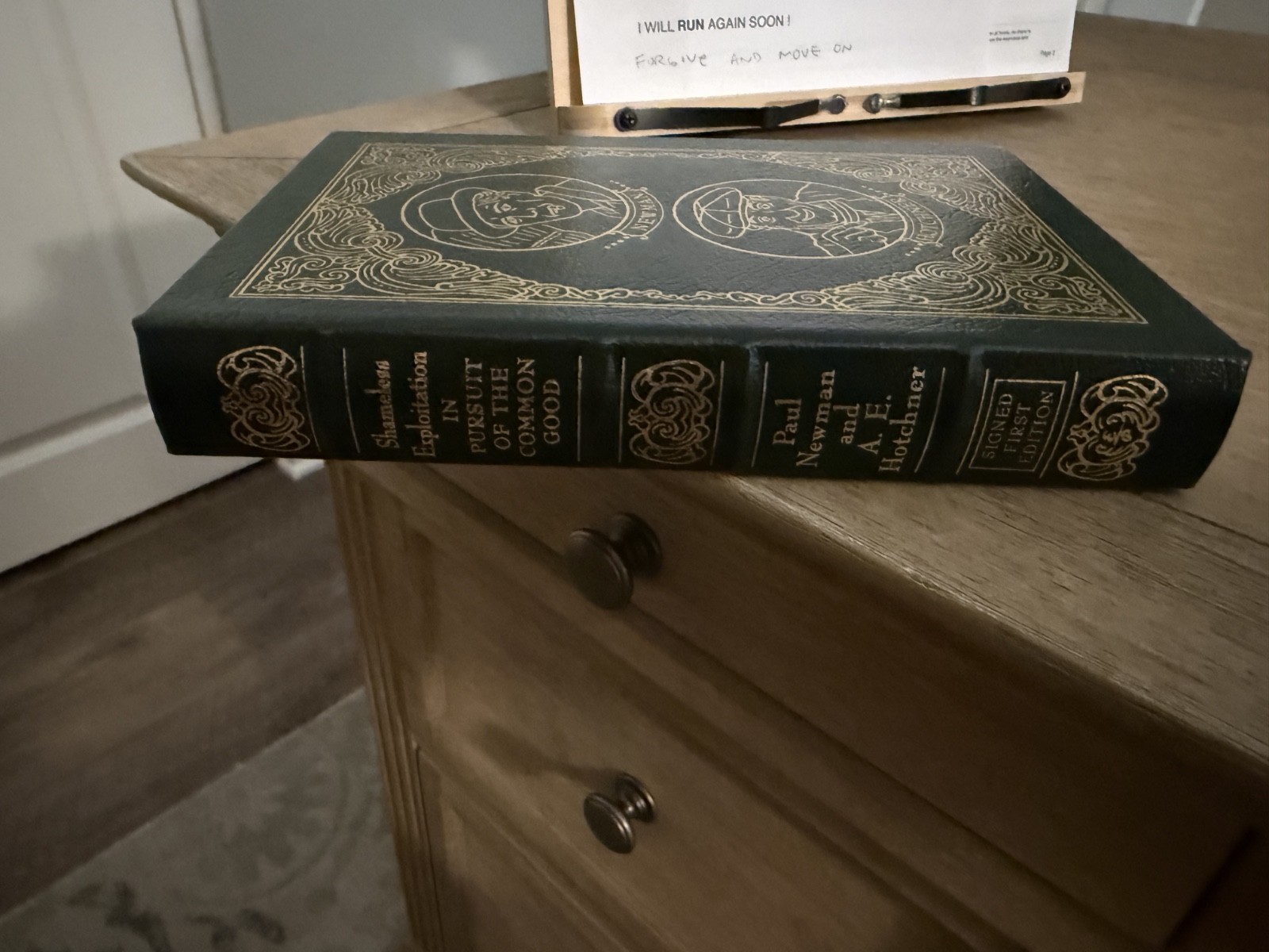 Paul Newman~Shameless Exploitation In Pursuit of the Common Good SIGNED2X Easton