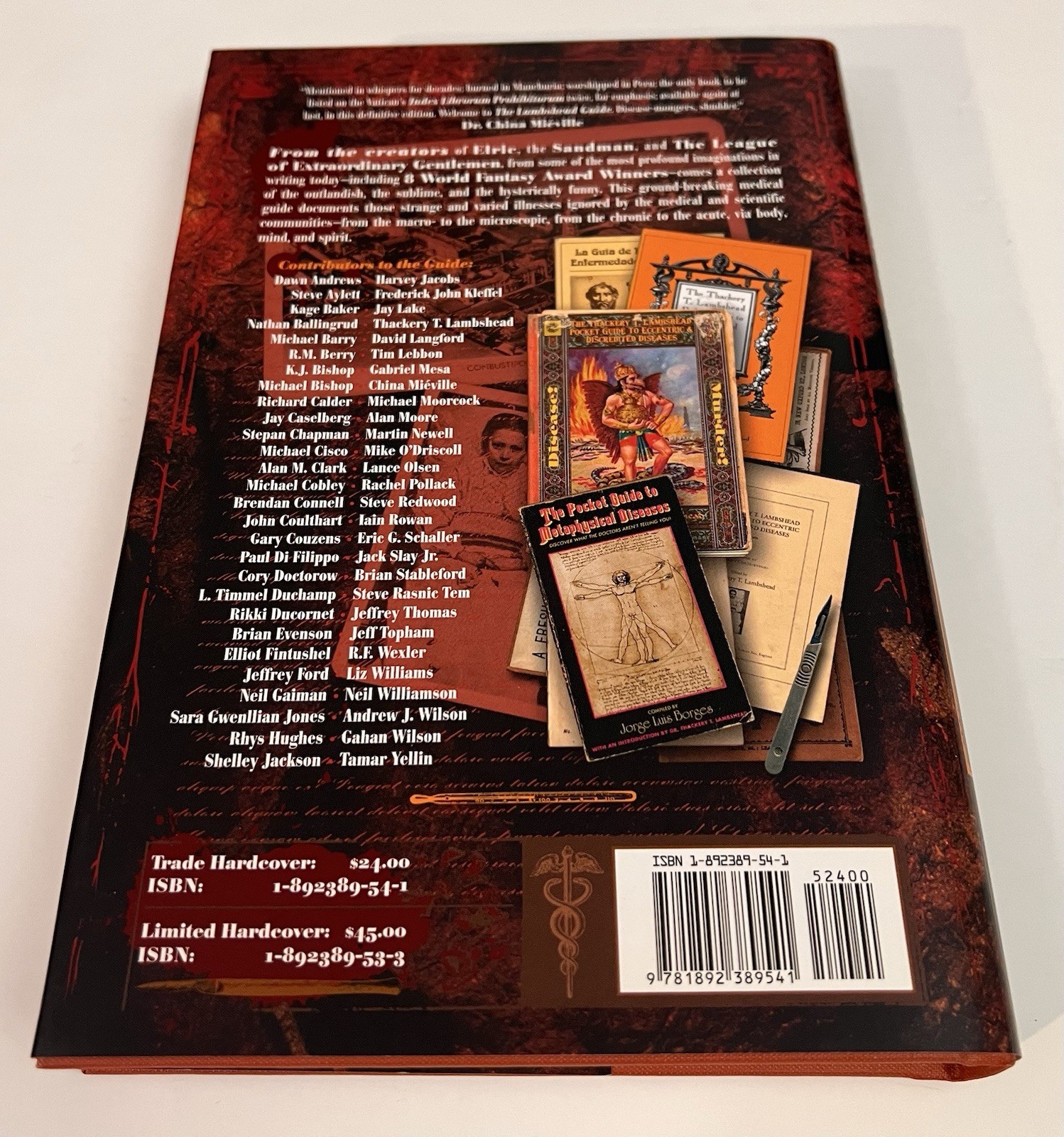 SIGNED LIMITED ED. Alan Moore Neil Gaiman The Thackery T. Lambshead Pocket Guide
