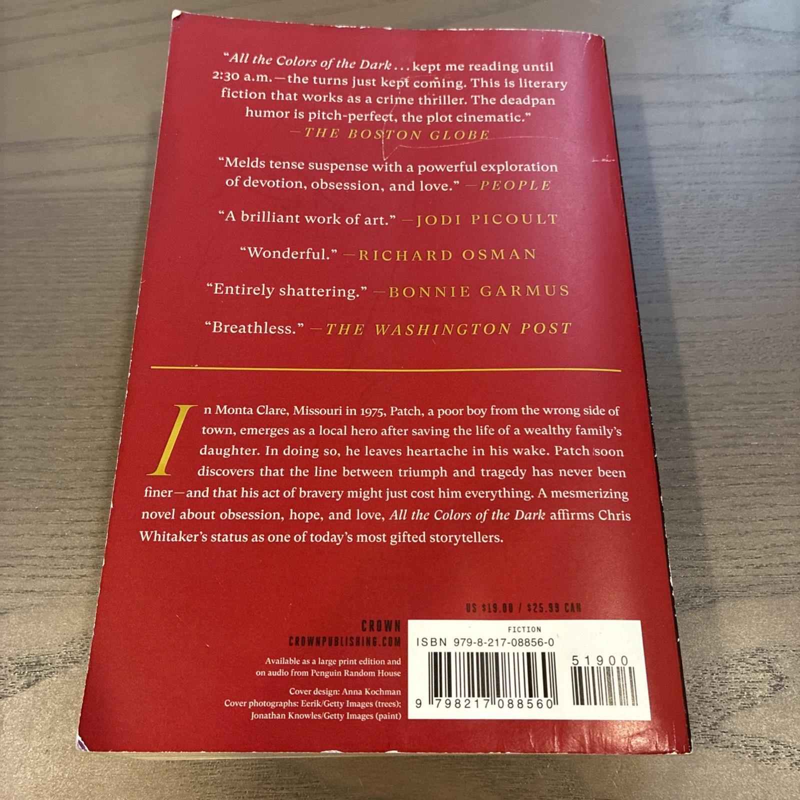 All The Colors of the Dark by Chris Whitaker (2023, Trade Paperback) Mystery