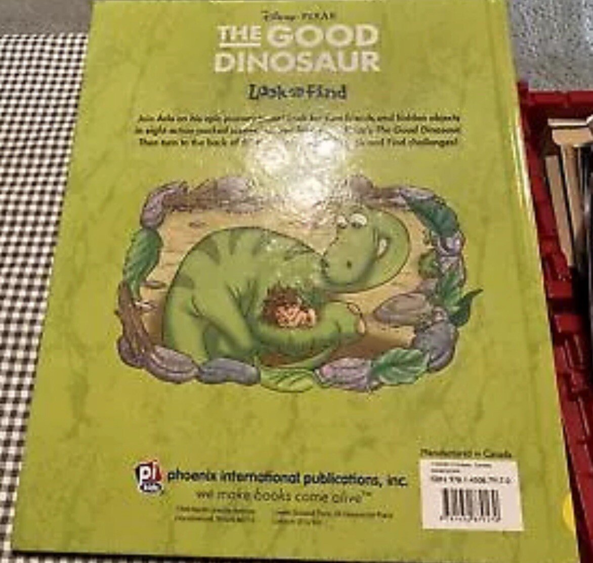 The Good Dinosaur Look &Find by Phoenix International Publications Book 2015 VTG
