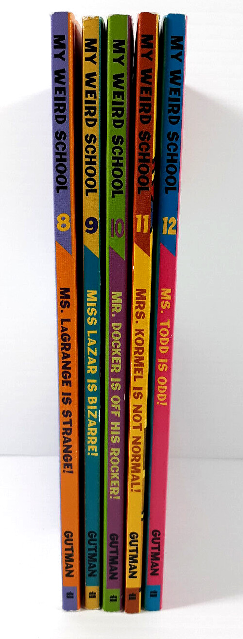 Lot of 5 My Weird School Books by Dan Gutman 8 9 10 11 12 Book Bundle