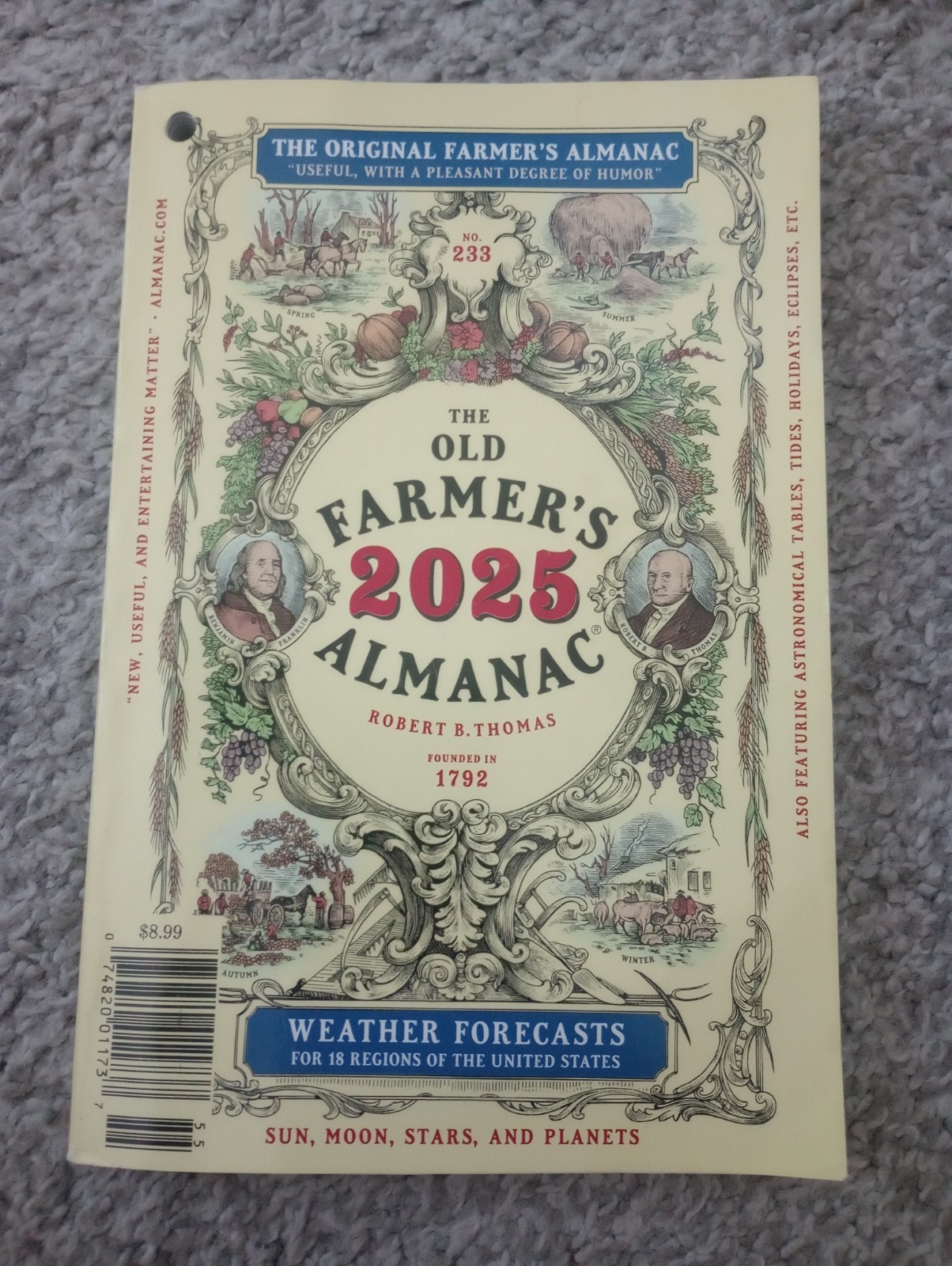 The 2025 Old Farmer’s Almanac – paperback Old Farmer’s Almanac