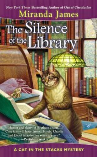 The Silence of the Library (Cat in the Stacks Mystery) By James, Miranda – GOOD