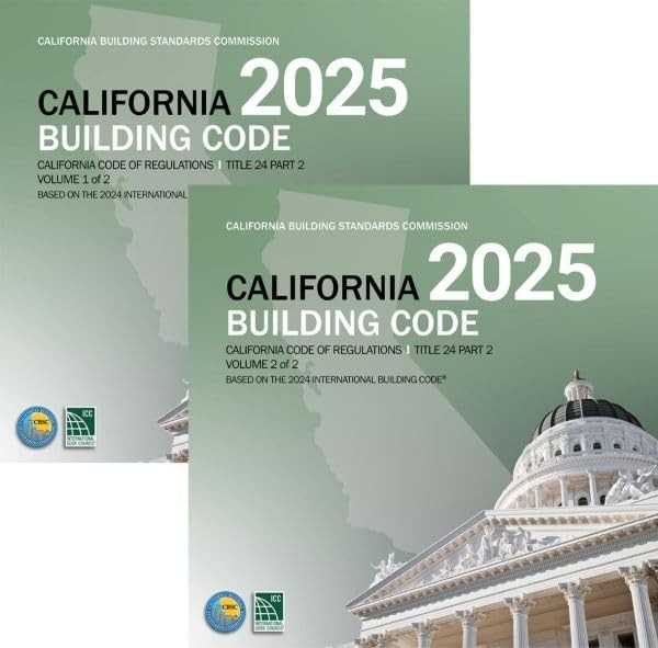 2025 California Building Code – (Volumes 1 & 2) – ISBN 9781967590