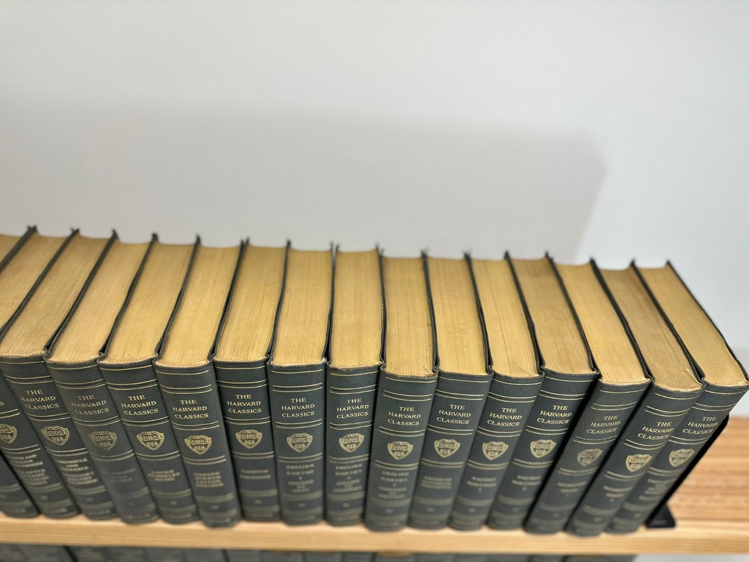Harvard Classics 1909 Collier Vol 1-48 Set Literary Collection Soft Leather