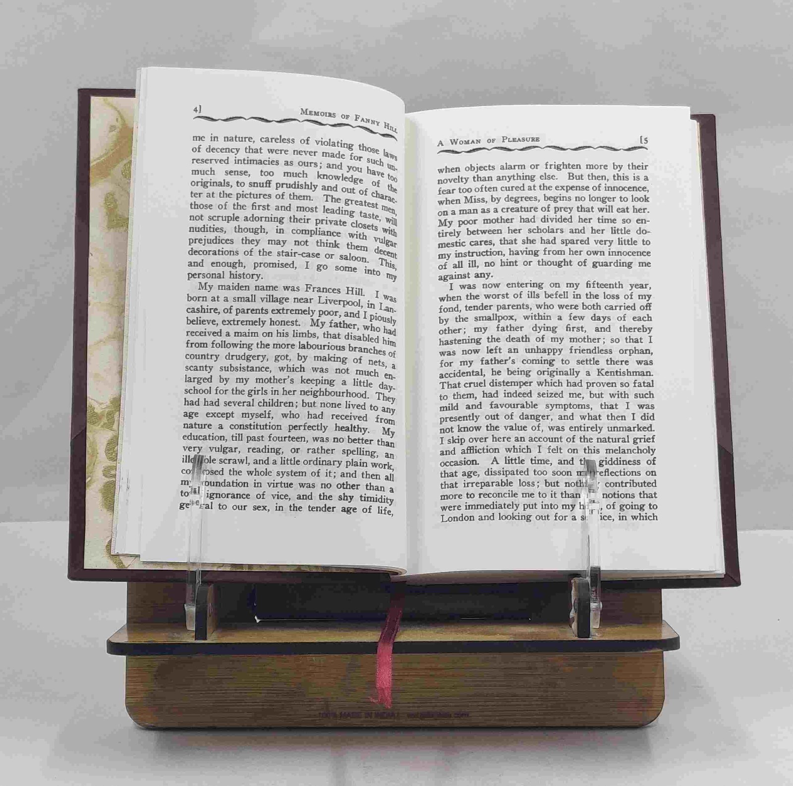Memoirs of Fanny Hill by John Cleland. 1907 by Cleland, John [Leather Crafted]