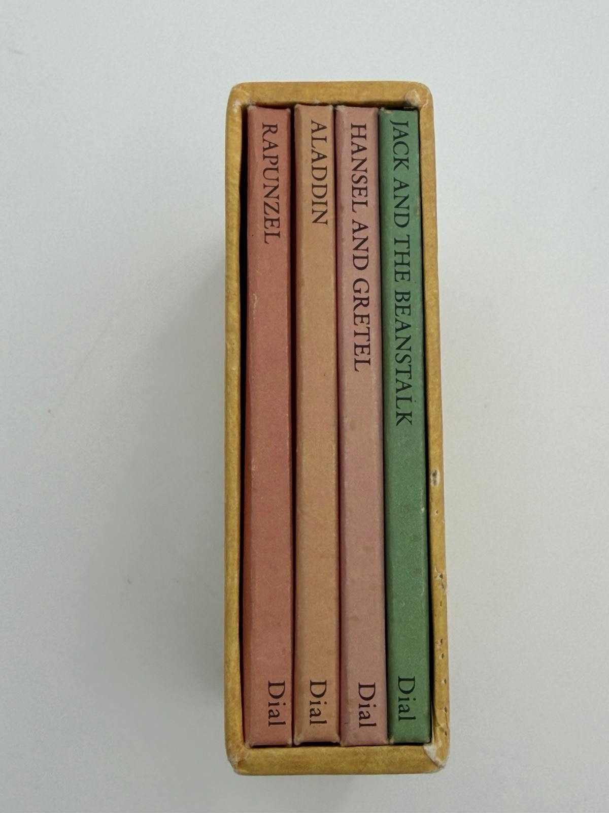 A TREASURE BOX OF FAIRY TALES OLIVE JONES 1984 ILLUSTRATED DIAL BOOKS 4 MINI SET