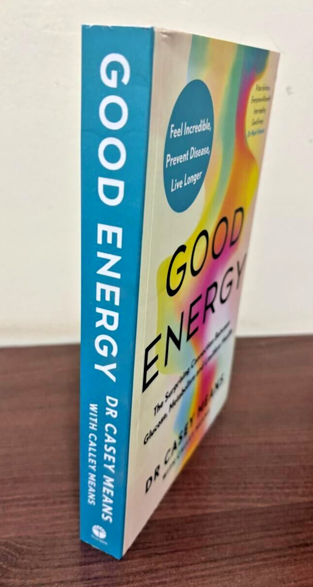 Good Energy by Dr. Casey Means NEW Paperback……….