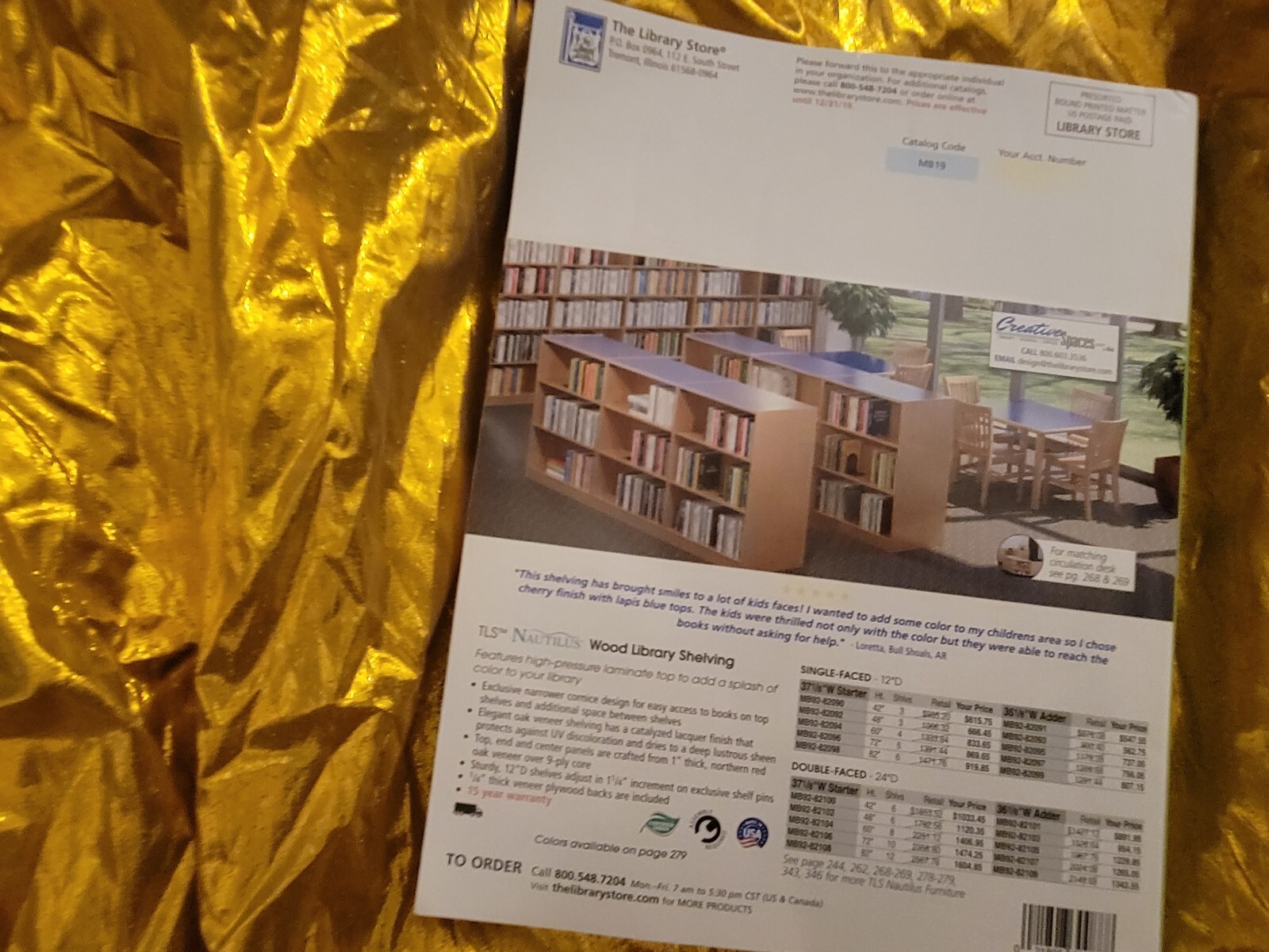 THE LIBRARY STORE 2019 – THE CATALOG BOOK 594 Pages School Supplies AV Equipment