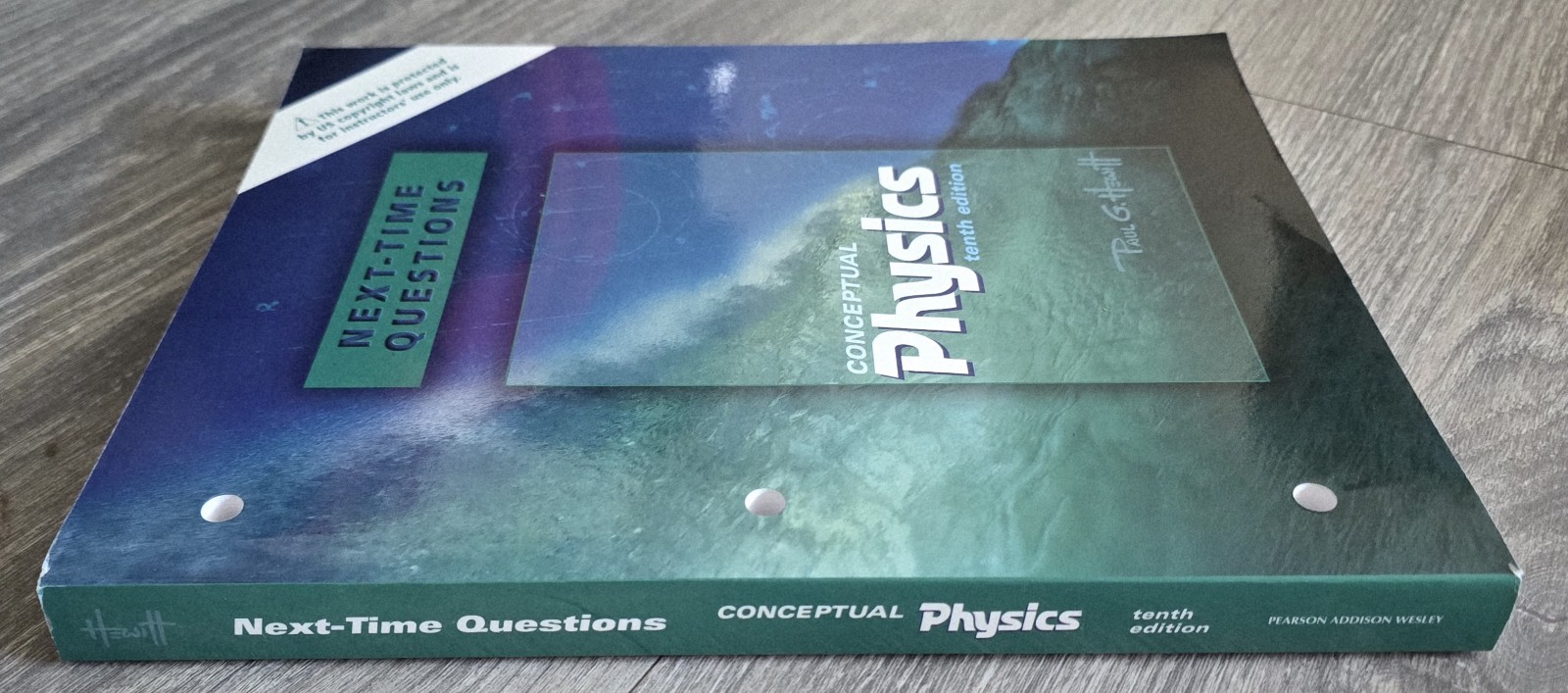 Next-Time Questions Conceptual Physics Instructors Copy