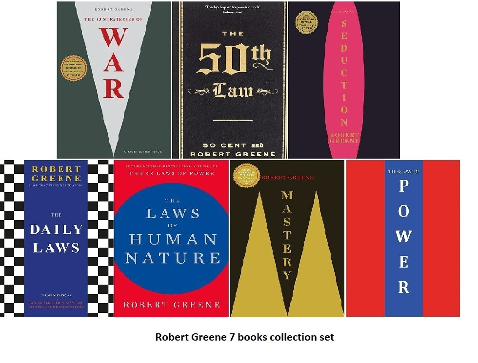 New: Robert Greene Complete 7 Books Collection Set ‘Free Ship From USA’