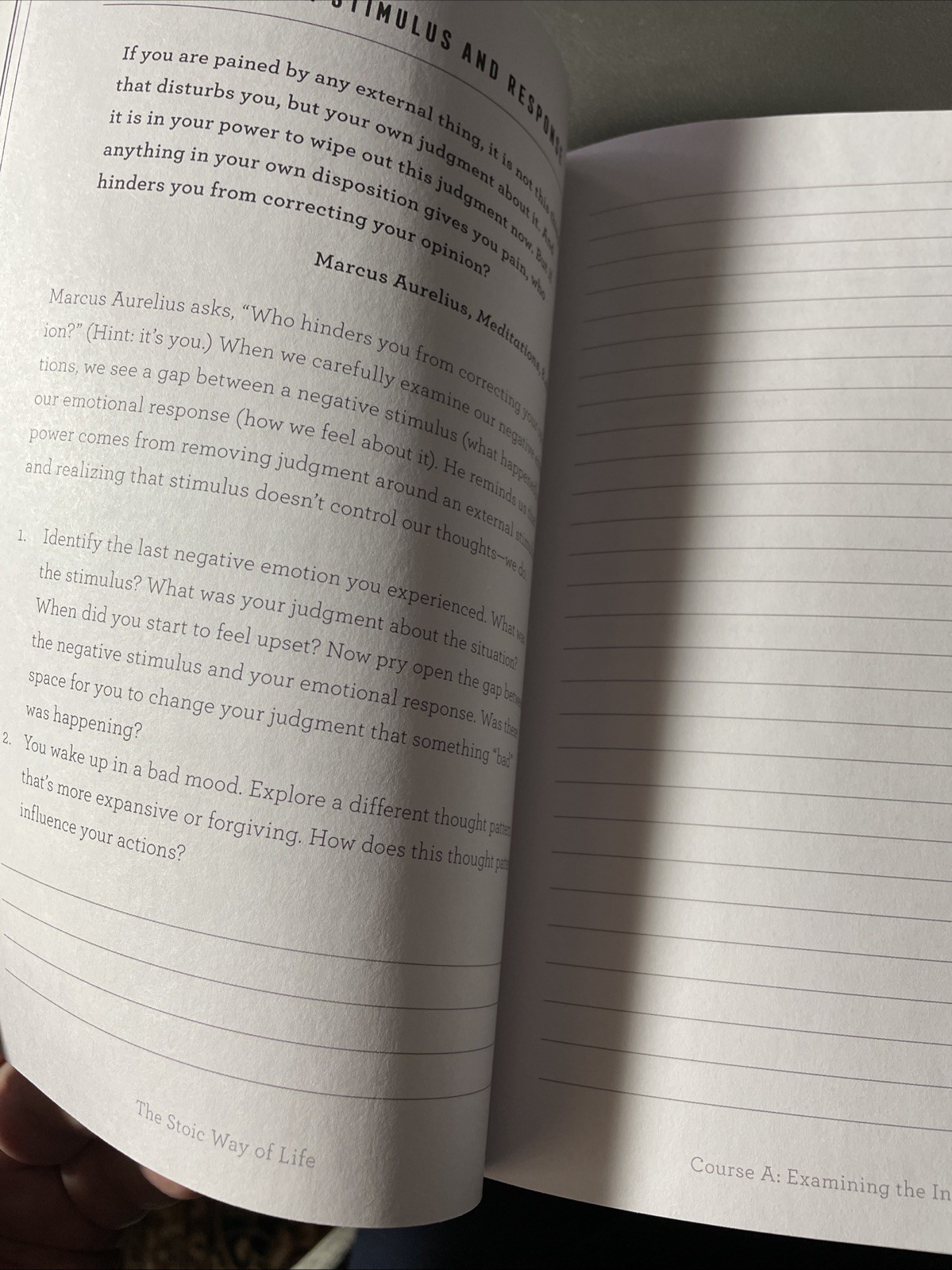 Journal Like a Stoic : A 90-Day Stoicism Program to Live with Greater…
