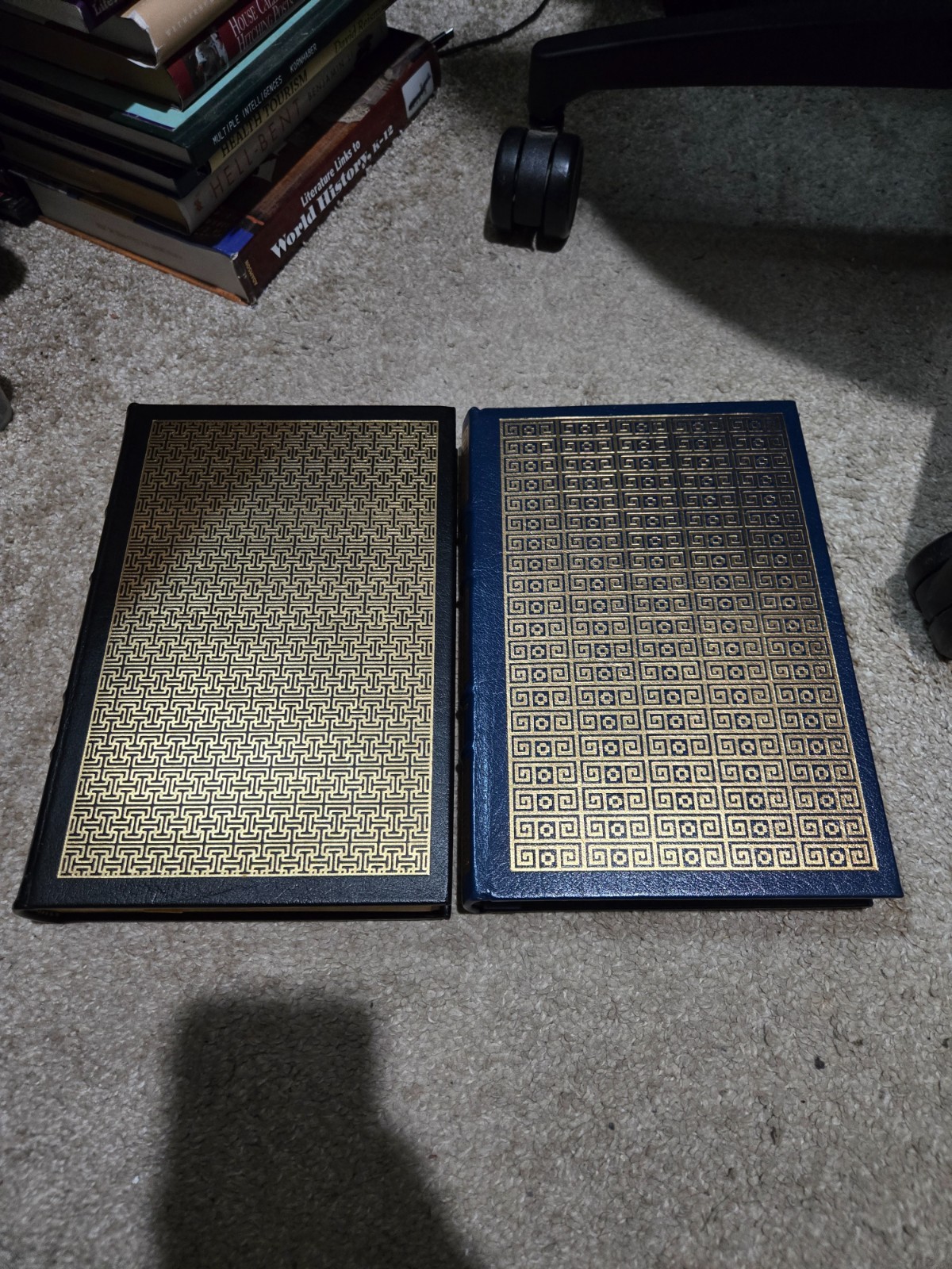 The Iliad and The Odyssey by Homer 1978-79 The Easton Press Leather Bound