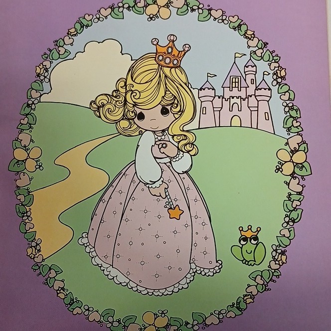 Golden Precious Moments Giant Coloring & Activity Book PB 1991 Ages 4-8