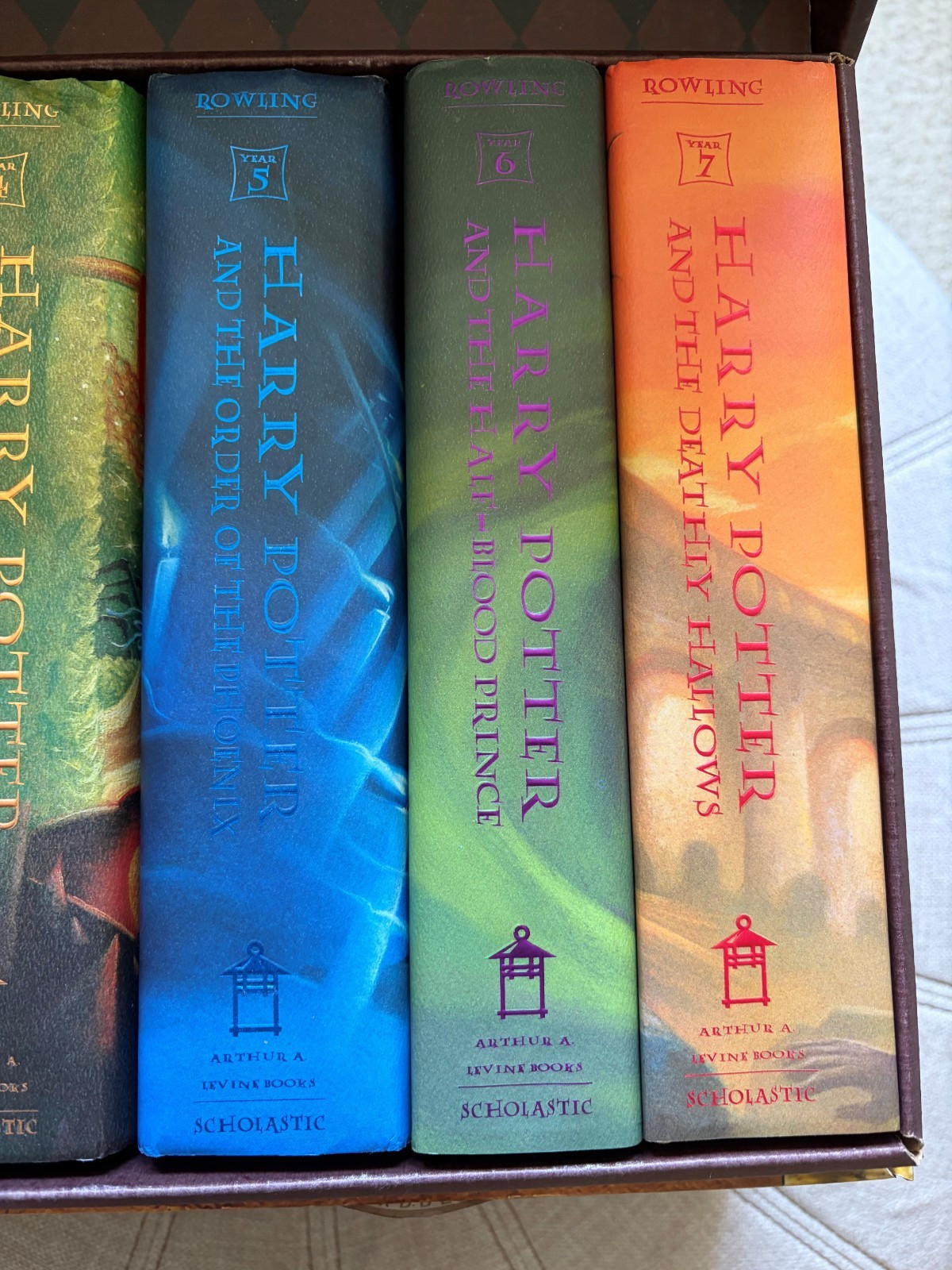 Harry Potter Boxed Set Hardcover Books 1-7 in Trunk Chest Limited Edition