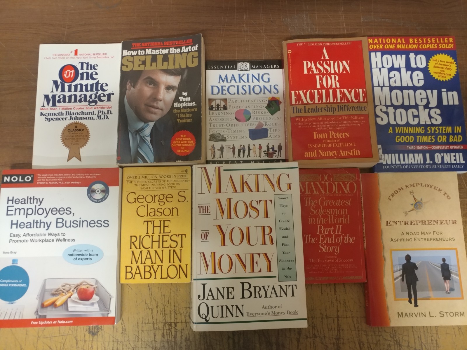 Lot of 20 Business Leadership Management Economic Investment Marketing Book MIX