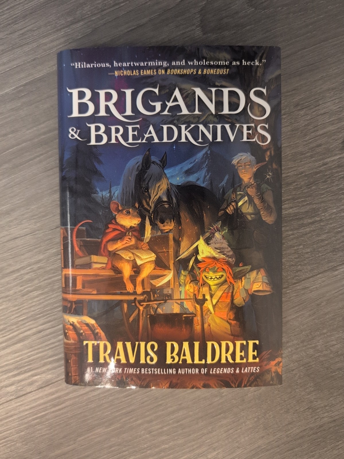 Brigands & Breadknives (Legends & Lattes) by Travis Baldree (Hardcover), NEW