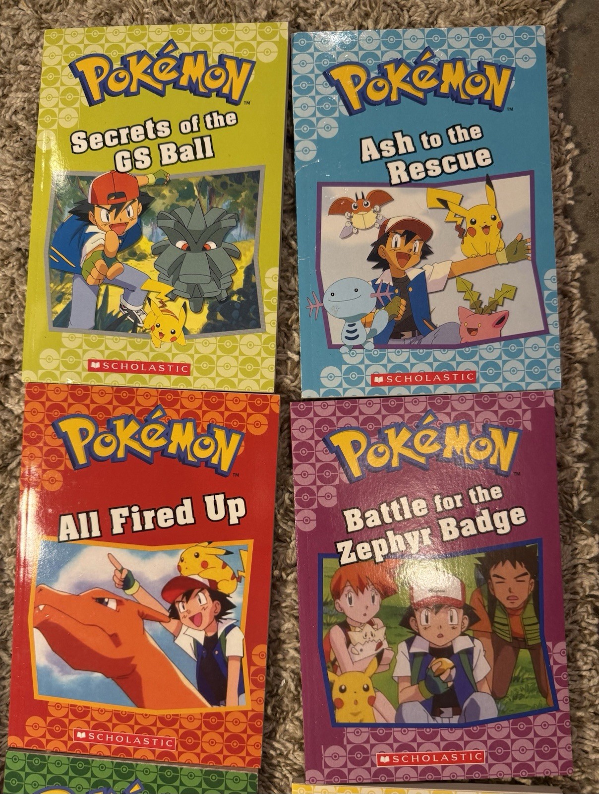 Pokemon Adventure Collection Box Set 8 Chapter Books COMPLETE Pikachu Scholastic