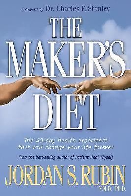 The Maker’s Diet by Jordan Rubin Hardcover Book
