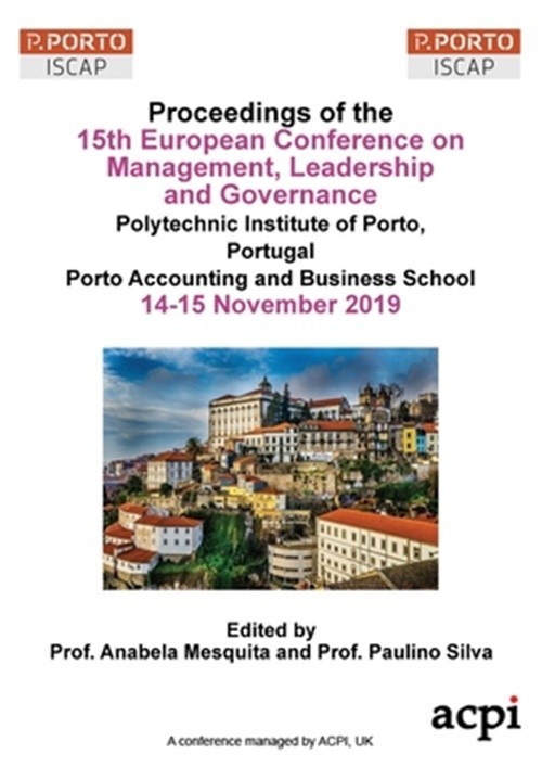 ECMLG19 – Proceedings of the 15th European Conference on Management, Leadership
