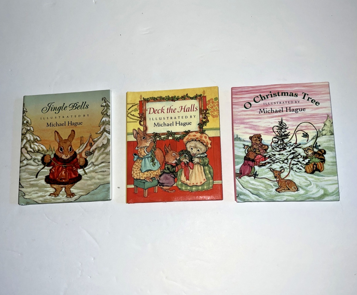 Mini Christmas Books illustrated by Michael Hague – First Edition Set of 3