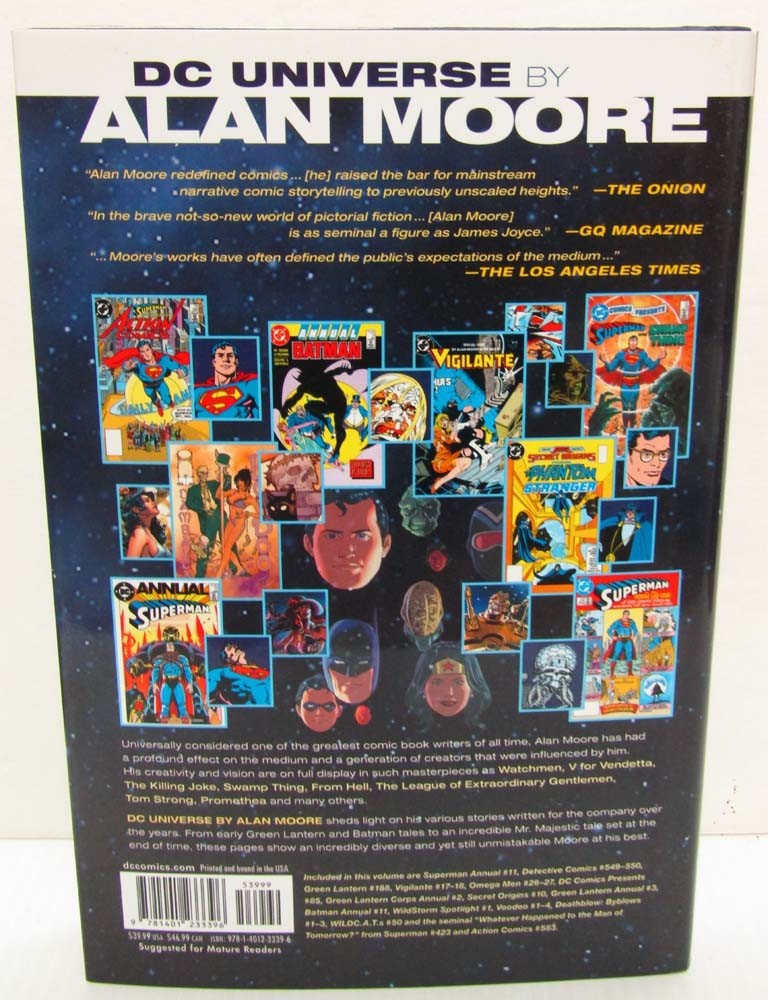 DC Universe by Alan Moore-First Printing in Dust Jacket-2011-DC Comics