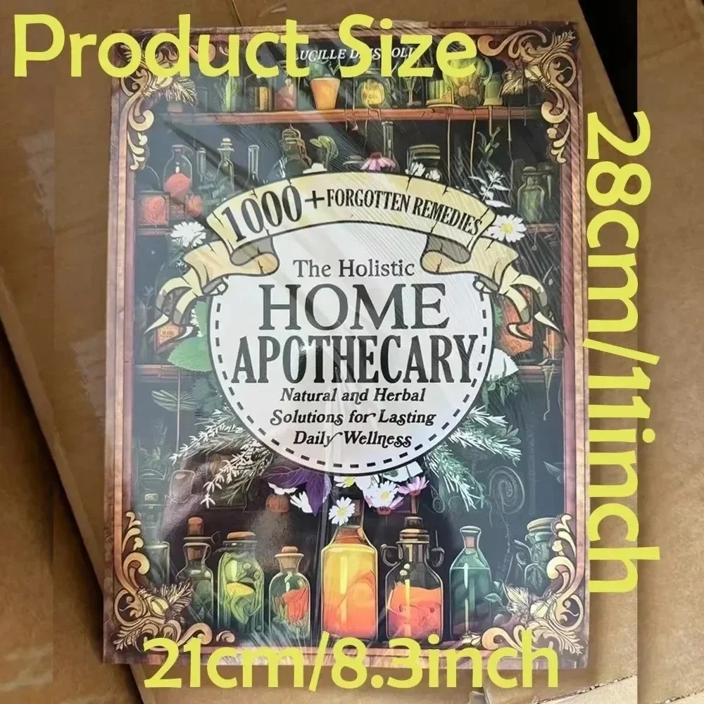 1000+ Forgotten Apothecary Recipes Remedies Book Natural and Herbal Welness..
