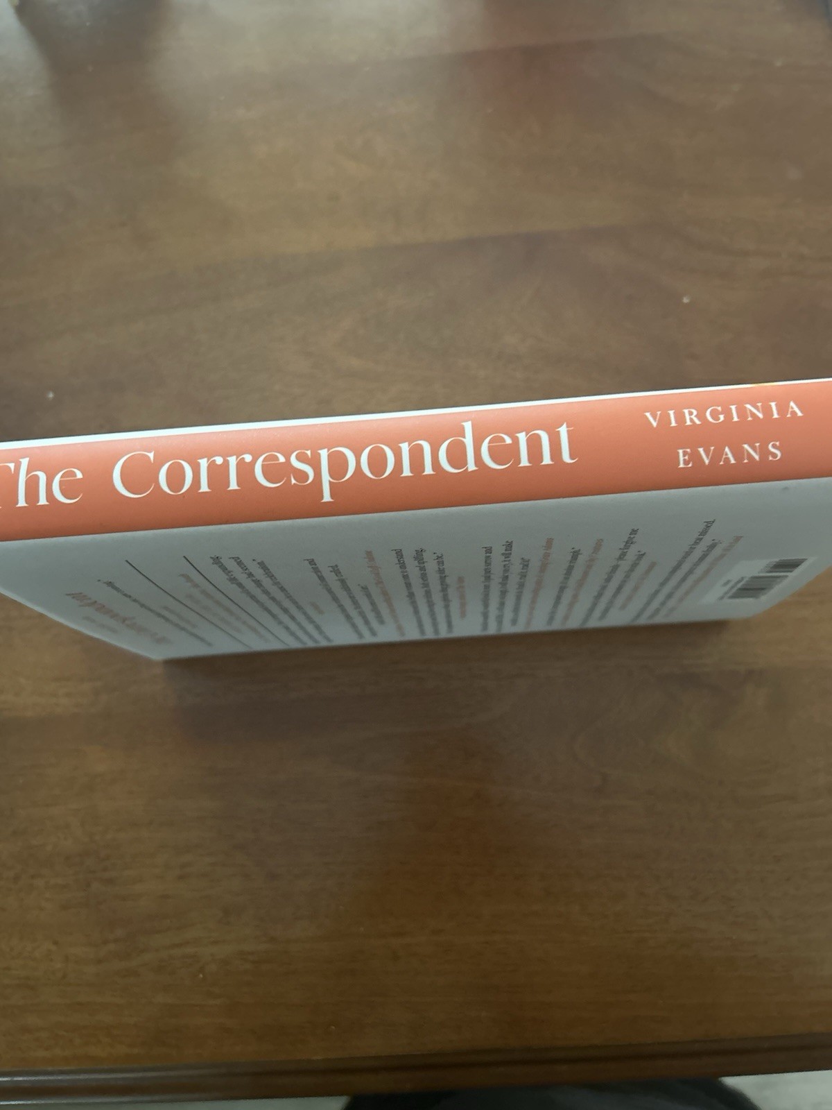 The Correspondent: A Novel Virginia Evans 2025 Hardcover w/ Dust Jacket
