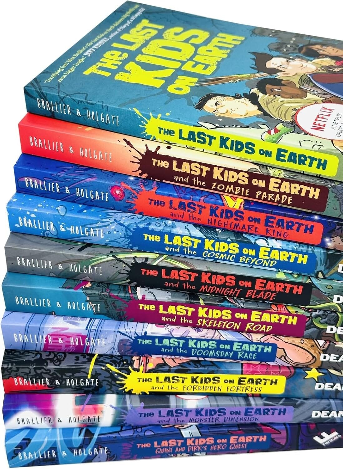 Last Kids on Earth Series by Max Brallier 10 Books Collection Set -Ages 8-12-PB