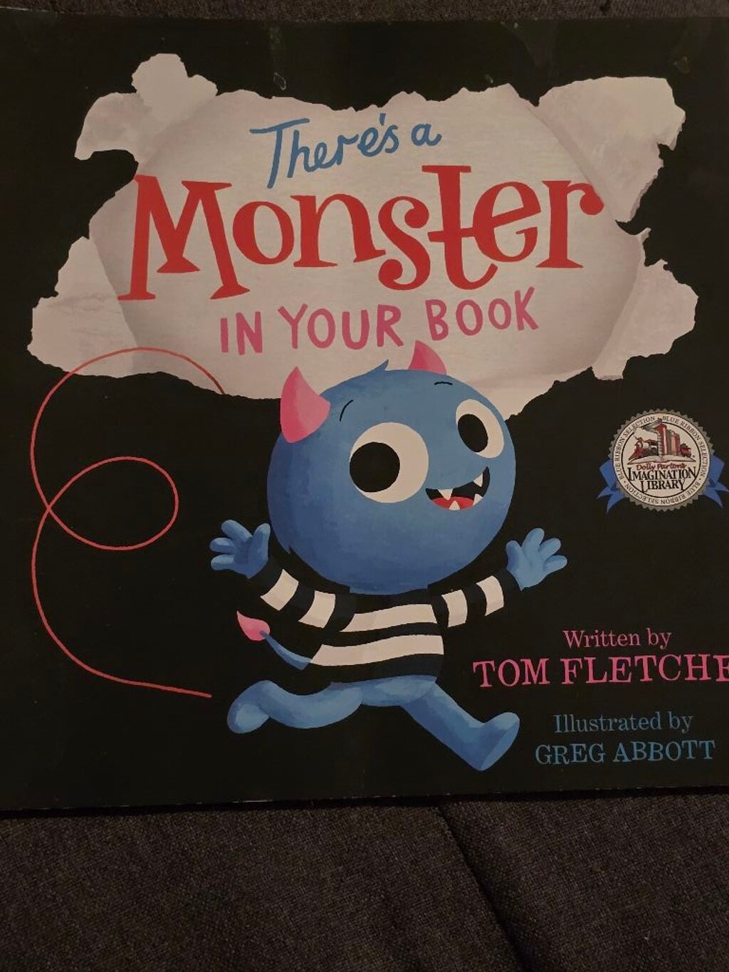 Children’s Book, Unbranded, Monster in Your Book, Blue