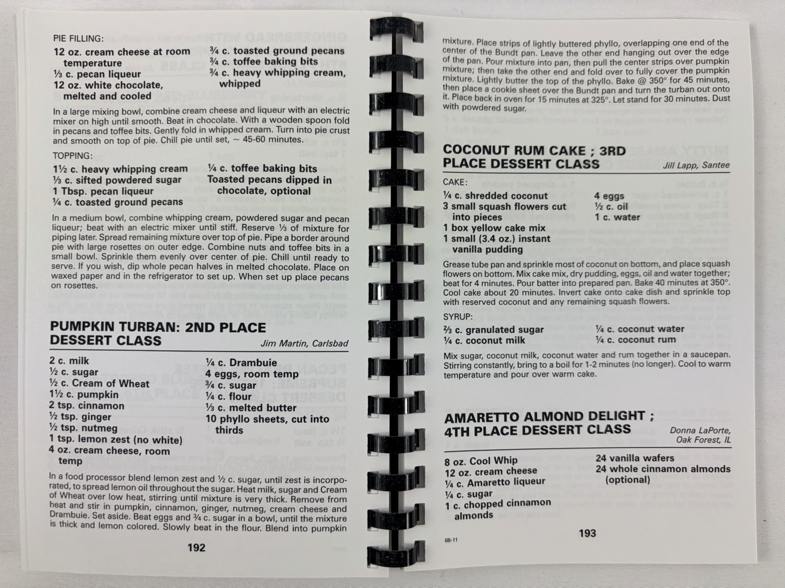 2010s Award Winning Recipes Cookbook Race to the Fair San Diego County Fair