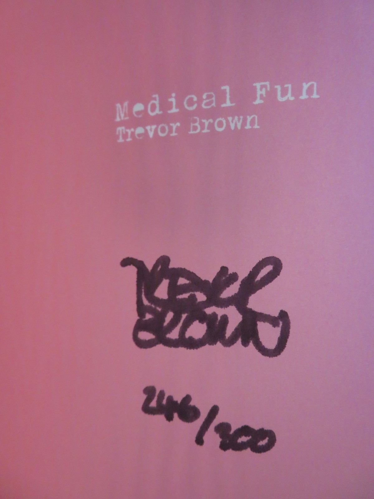MEDIC MILITARY FUN LIMITED EDITION #245/300 SIGNED TREVILLE PAN EXOTICA 2021