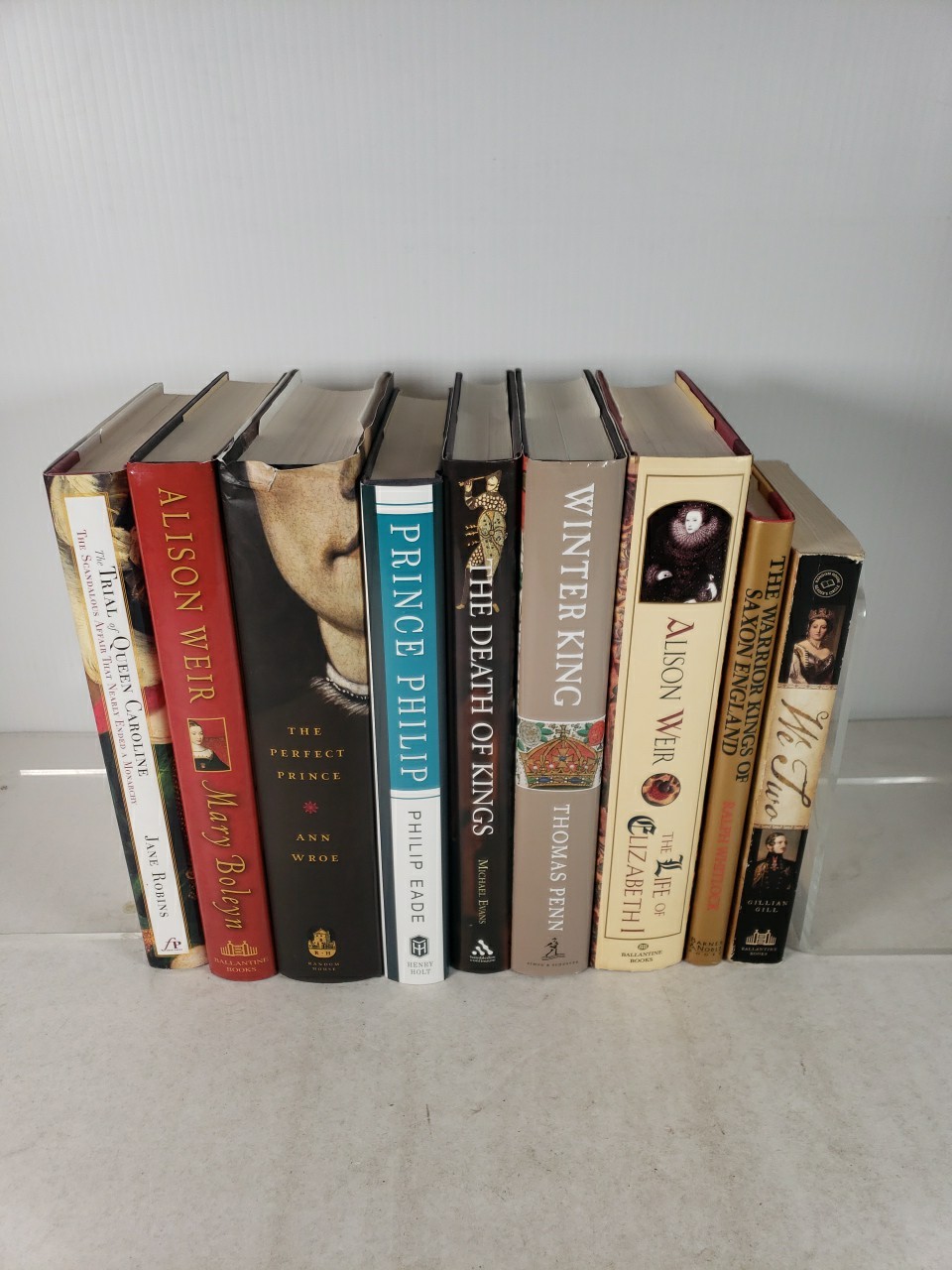 British Royalty History (9 Book Lot) England, United Kingdom, Kings, Queens