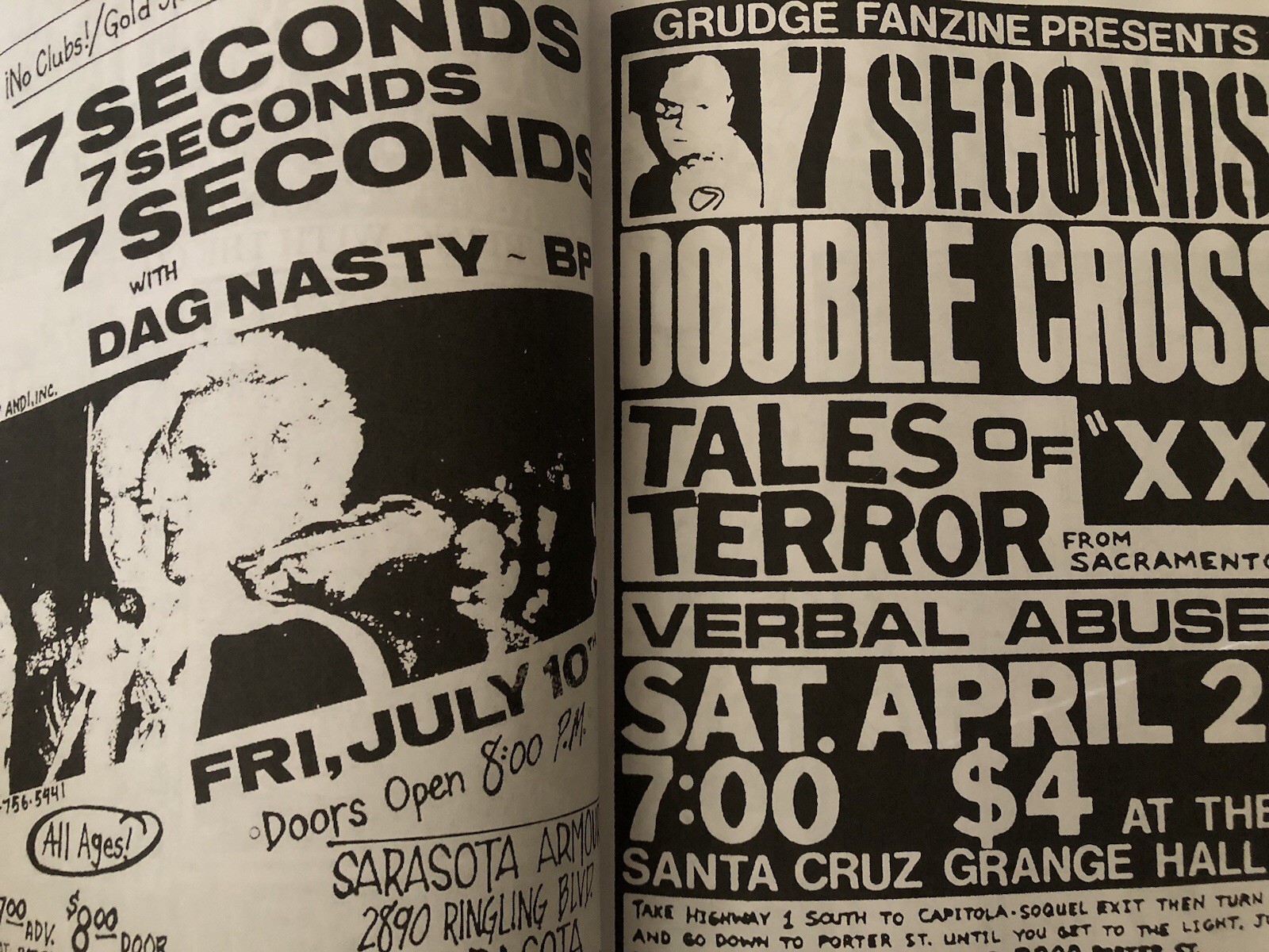 400 Punk Rock Flyers Book – Minor Threat, Bad Brains, Circle Jerks, Misfits FEAR