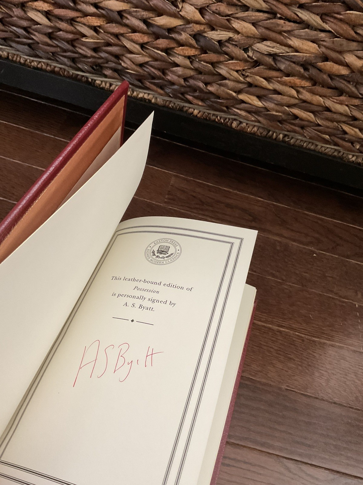 Easton Press Possession – A. S. Byatt Signed Edition W/ COA Leather Bound Unread