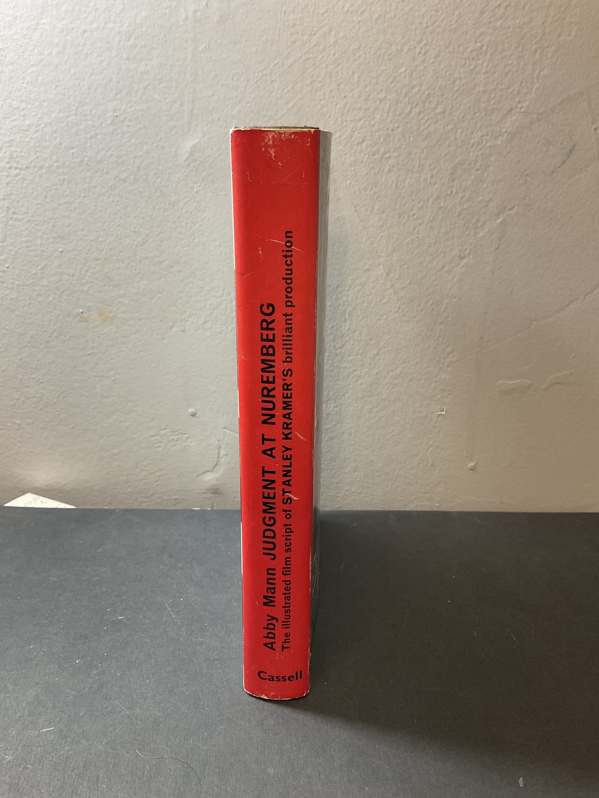 Judgment at Nuremberg by Abby Mann 1961 1st Edition Cassell Hardcover Film