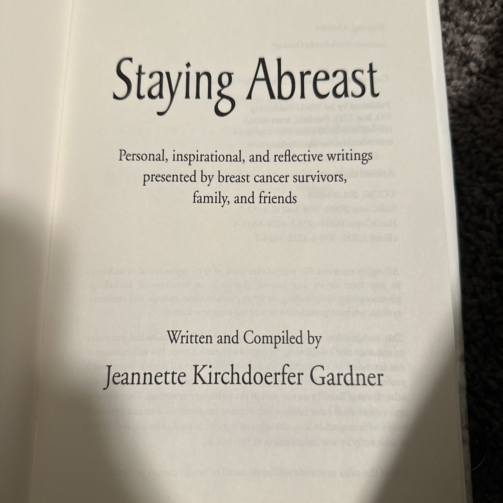 Staying Abreast (Hardback or Cased Book)