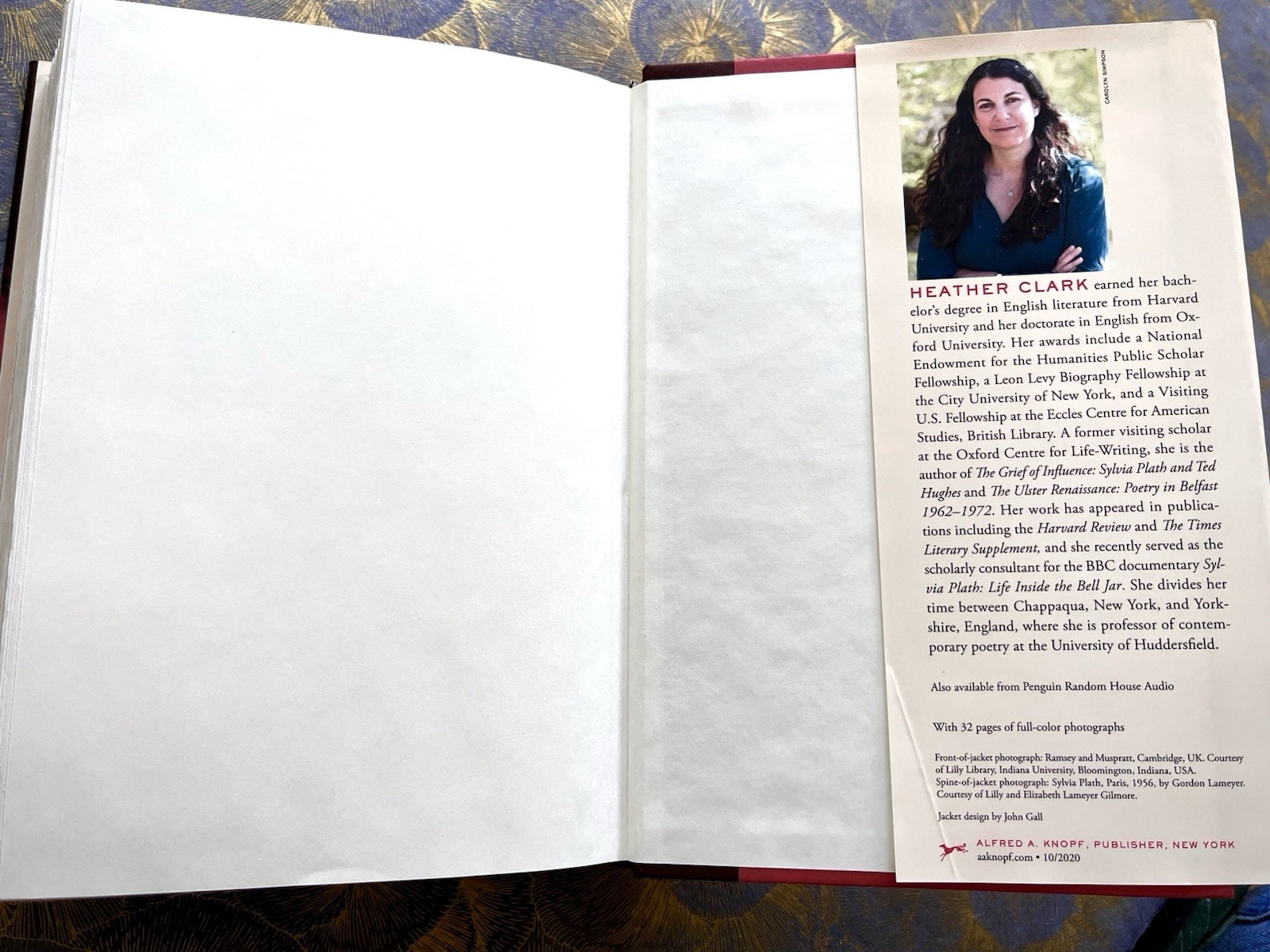 RED COMET: THE SHORT LIFE AND BLAZING ART of SYLVIA PLATH Heather Clark HC VG+