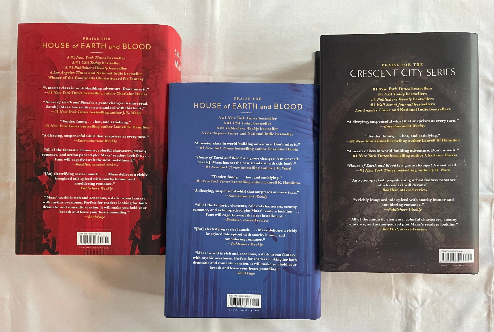 Crescent City Trilogy by Sarah J. Maas, Lot of 3 (Bloomsbury 2020s) HCDJ