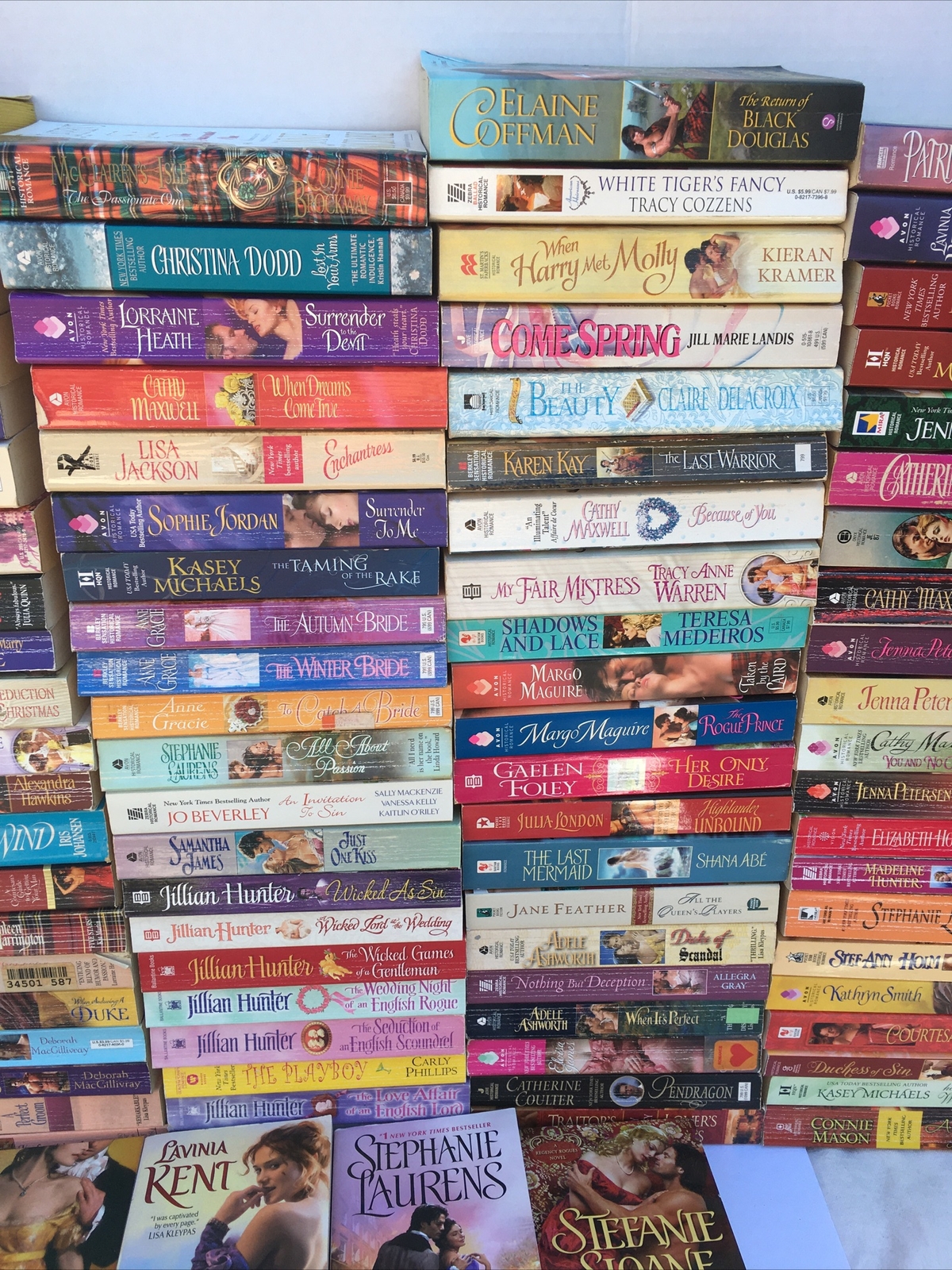 Random Pick Lot Of 10 Historical Romance Paperback Books Author Mix