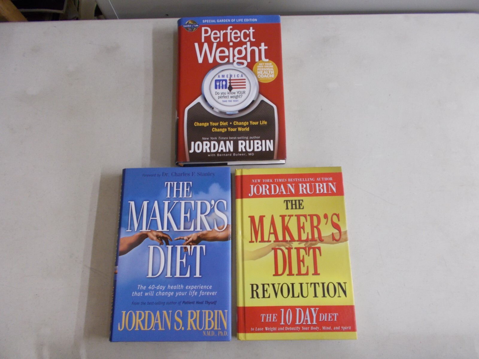 3 JORDAN RUBIN # HC MAKER’S DIET PERFECT WEIGHT AMERICA REVOLUTION