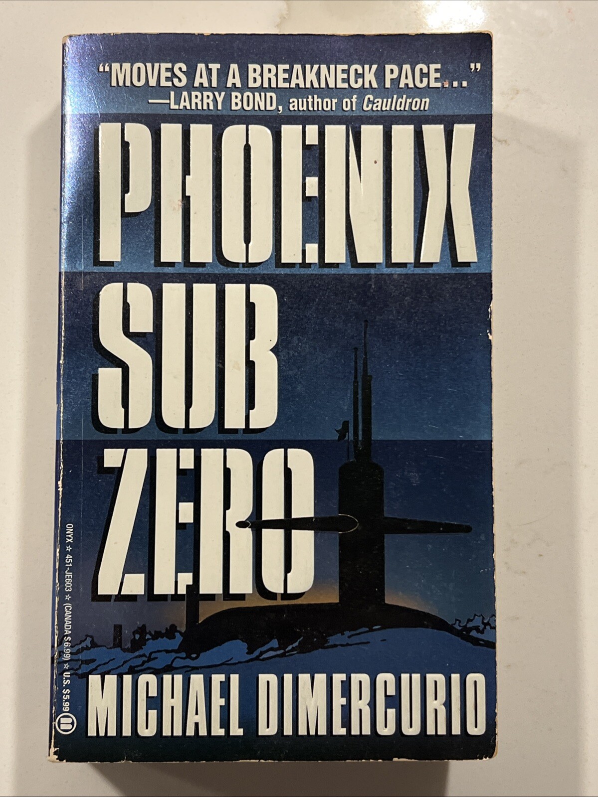 Phoenix Sub Zero – Mass Market Paperback By DiMercurio, Michael – GOOD
