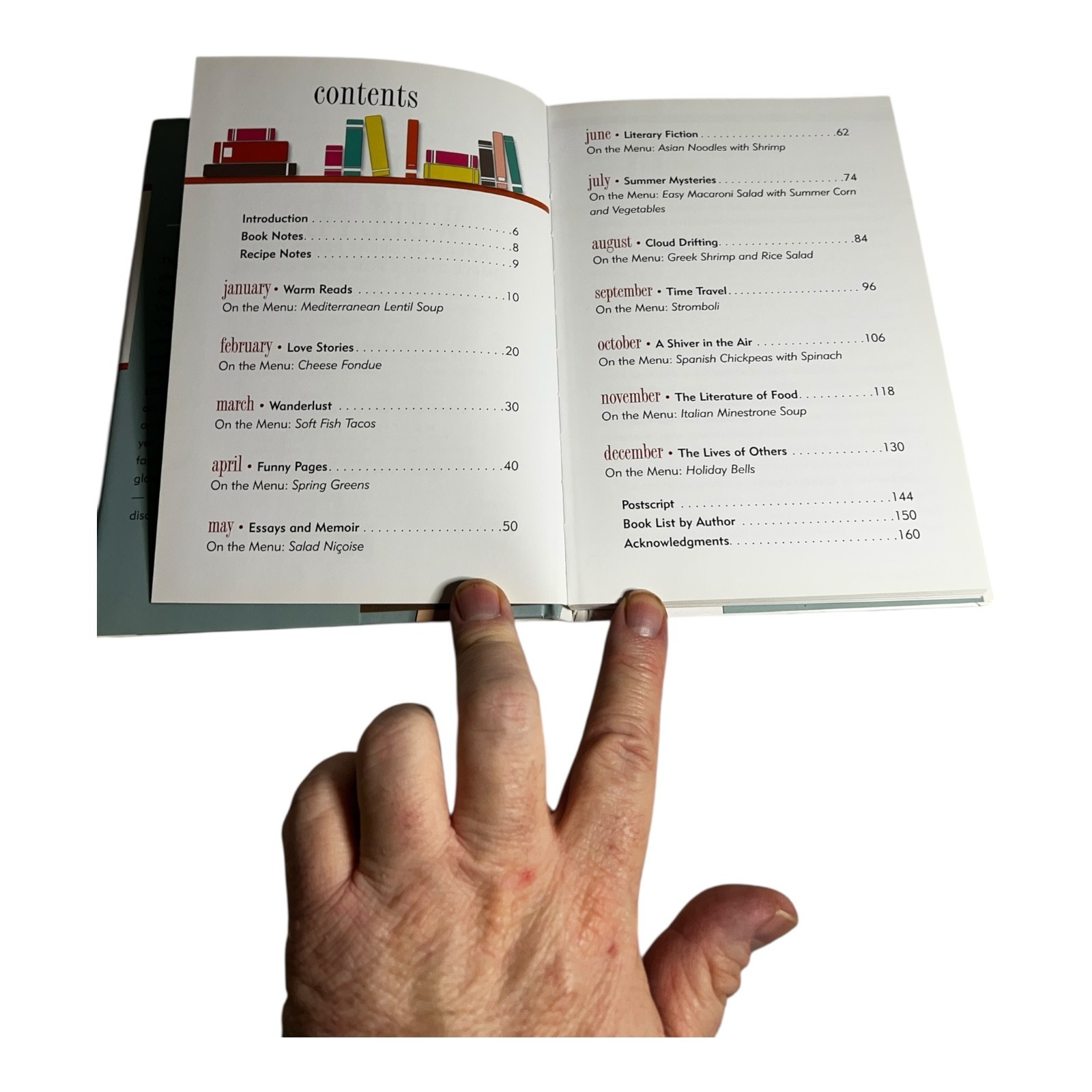 Well Read Well Fed Cookbook & Reading Guide Marcia F. Brown Hardcover