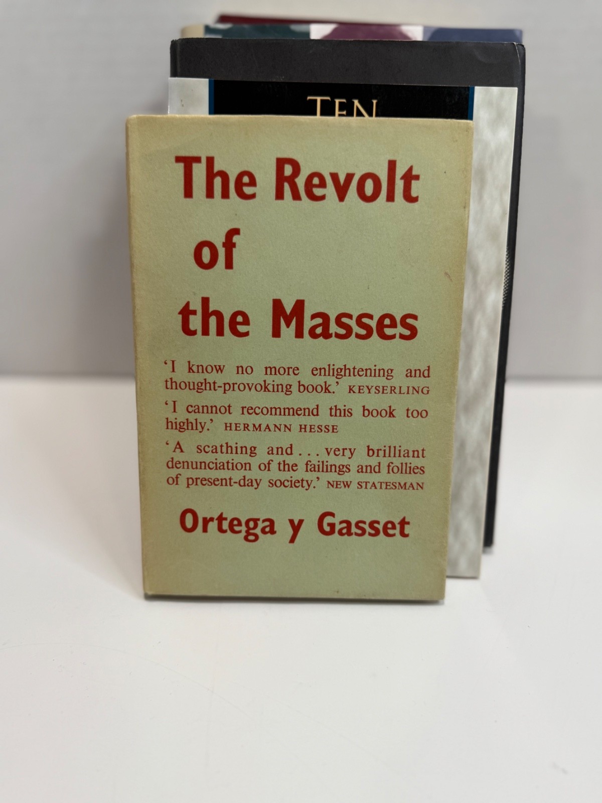 Mixed Lot 8 HC/PB Philosophy & Politics—Orwell, Marx, Ortega, Tarnas