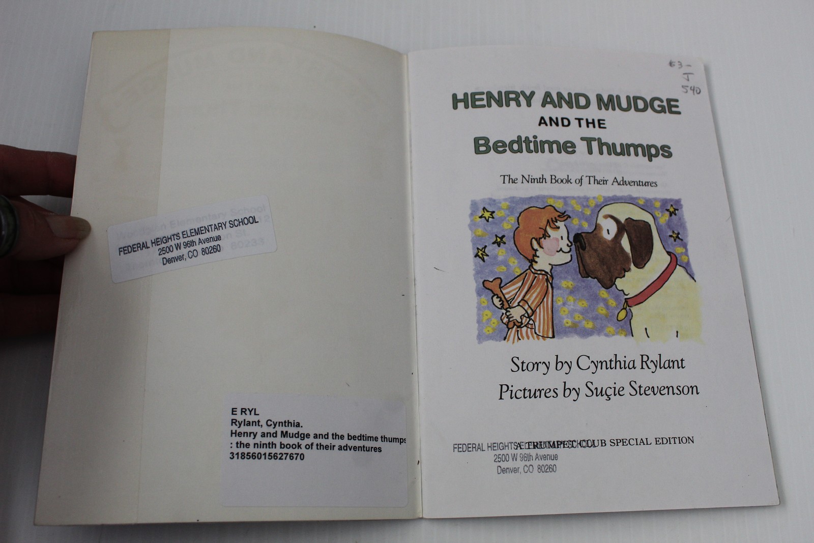 Henry and Mudge 5-Book Lot Cynthia Rylant Ready-to-Read Children’s Early Reader