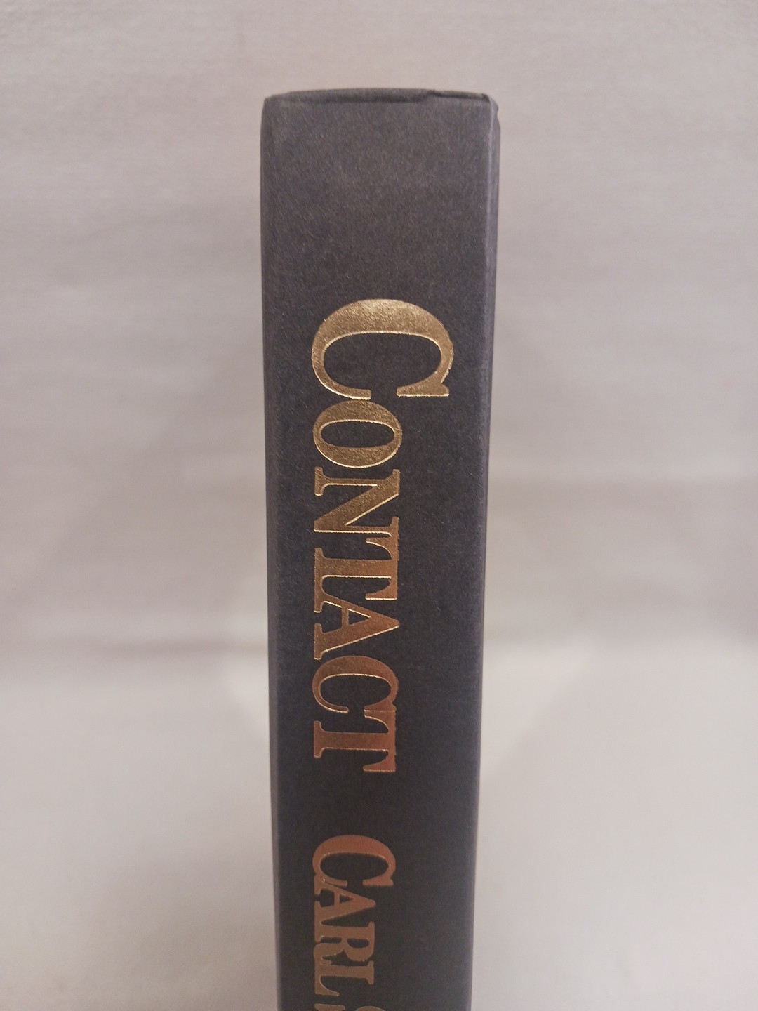 Contact Carl Sagan Movie Novelization Tie-In Book Club Edition DJ HARDCOVER VGC