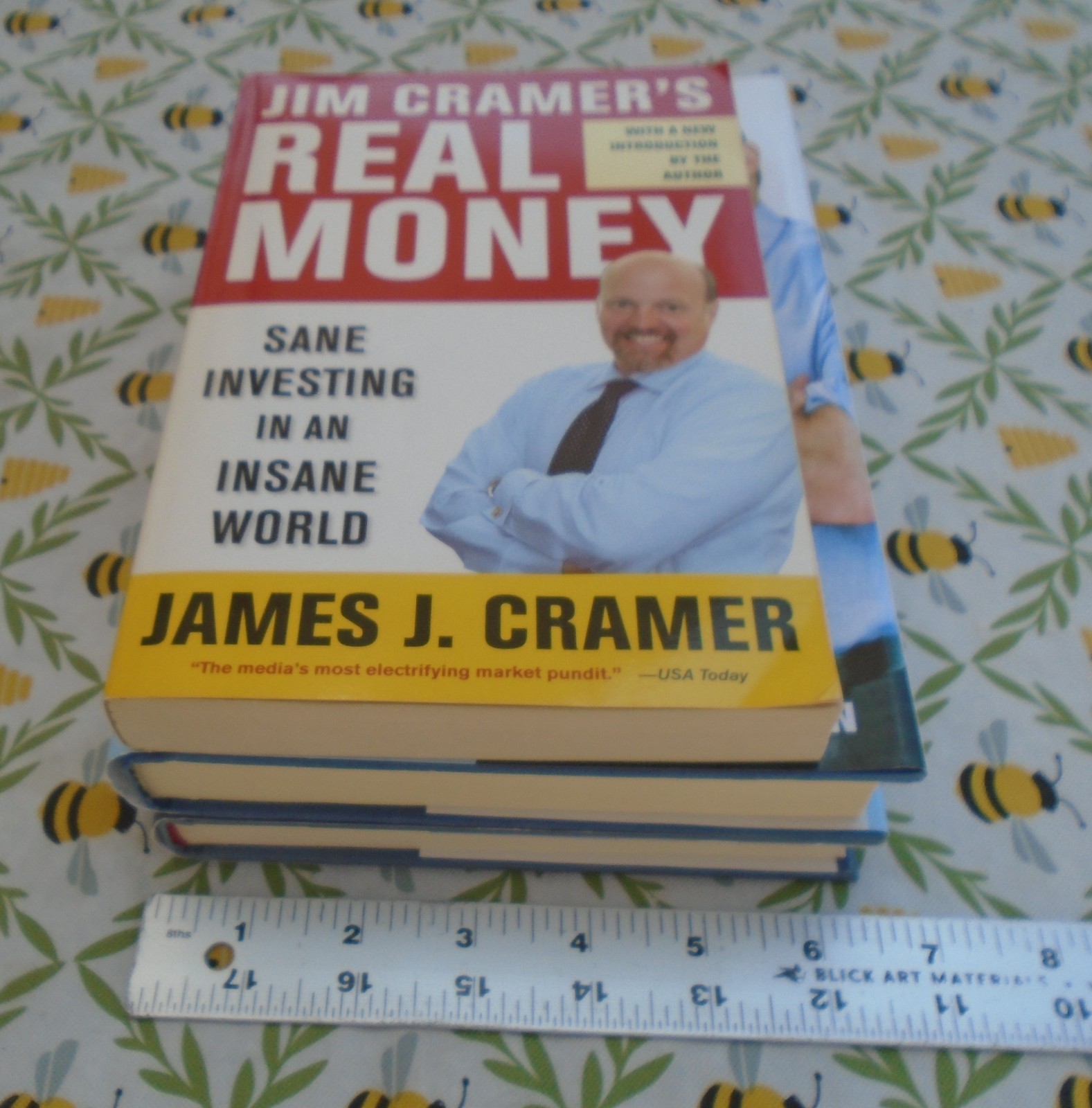 REAL MONEY, MAD MONEY, GETTING BACK TO EVEN BY JAMES J. CRAMER LOT OF 3 BOOKS
