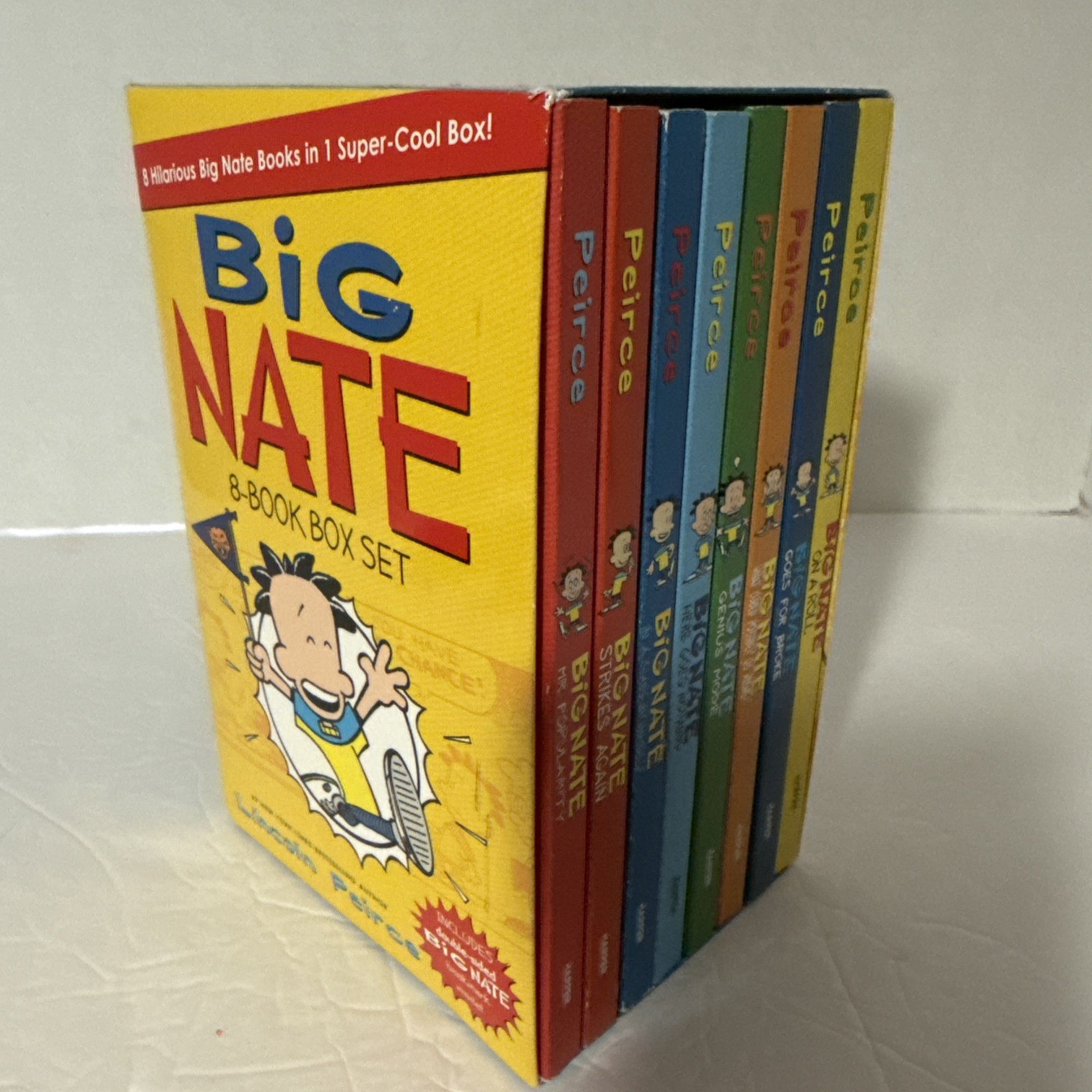 Big Nate Book Set of 8 by Lincoln Peirce PB Classroom Summer Reading