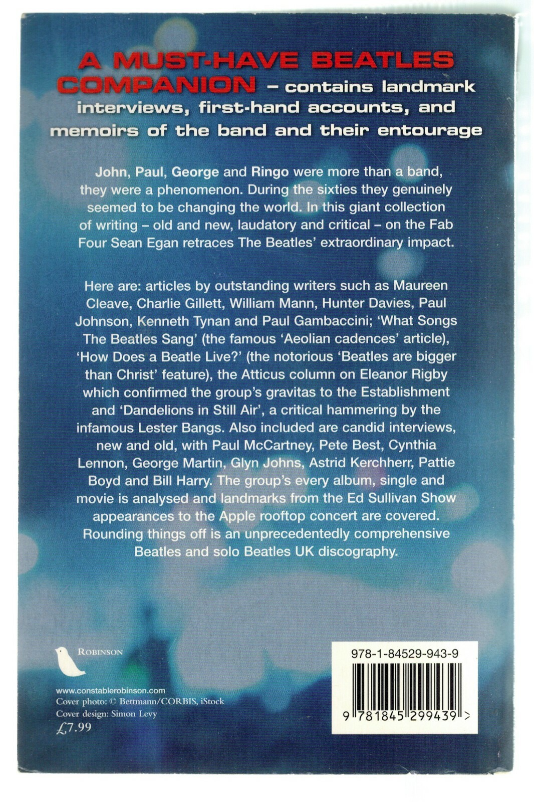 The Mammoth Book of the Beatles – Sean Egan – Trade Paperback – 594 pages